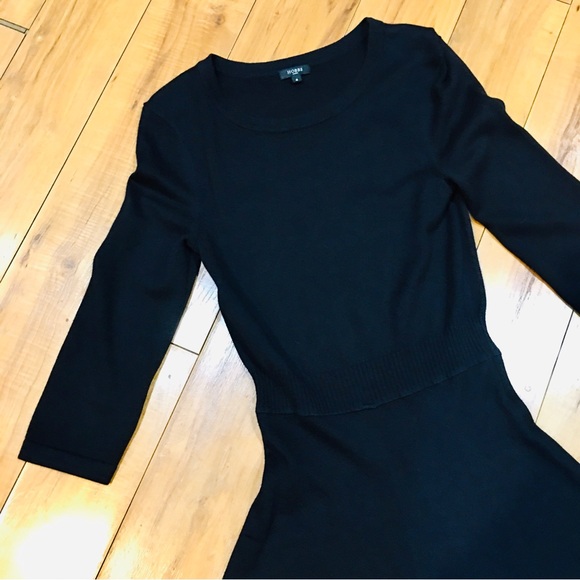 HOBBS London luxury black white sweater dress winter long sleeve small m… - Picture 7 of 9